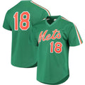 New York Mets #18 Darryl Strawberry Green  Cooperstown Mesh Batting Practice Jersey Baseball Jerseys