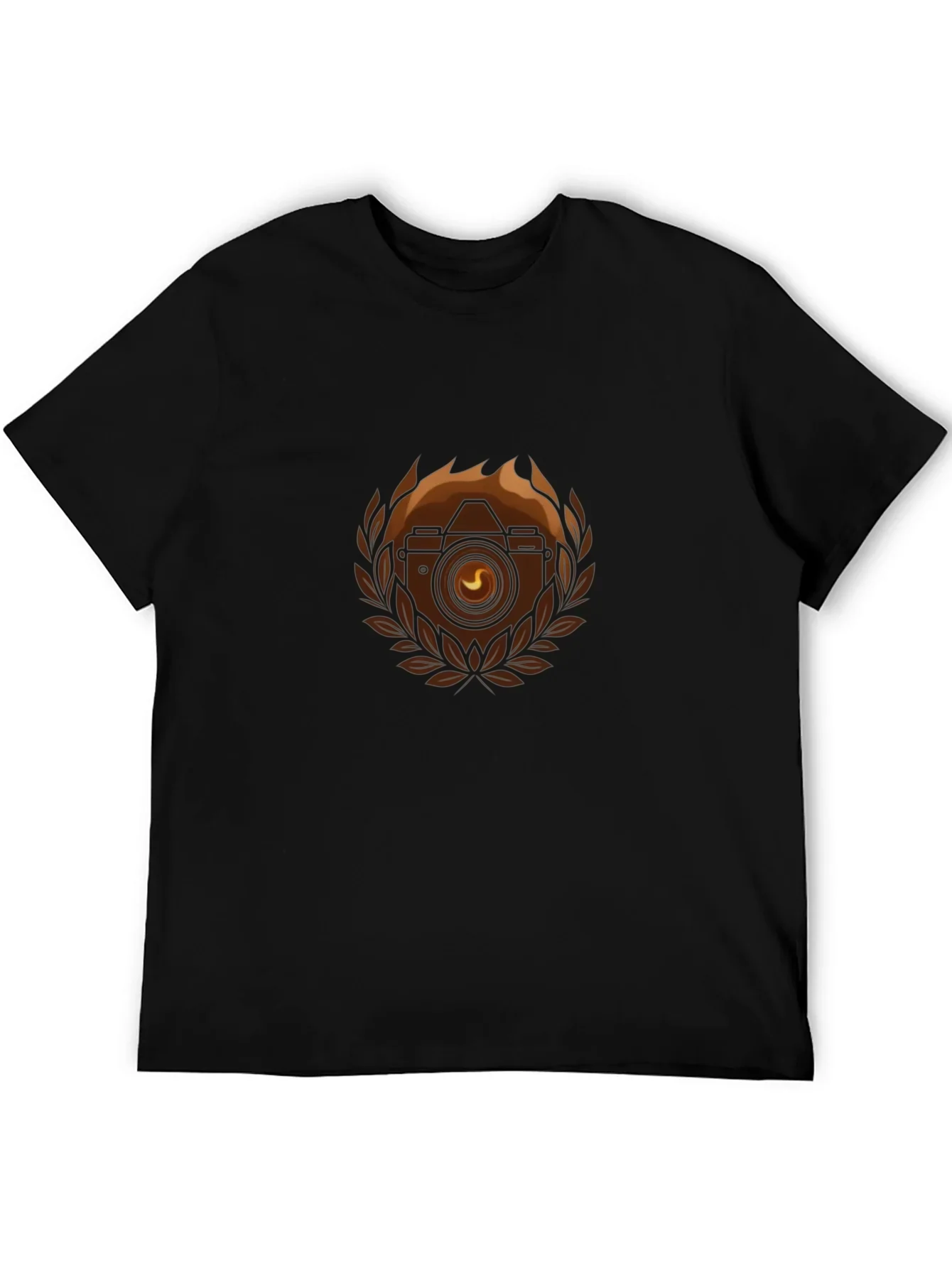 Camera Emblem Black T-Shirt