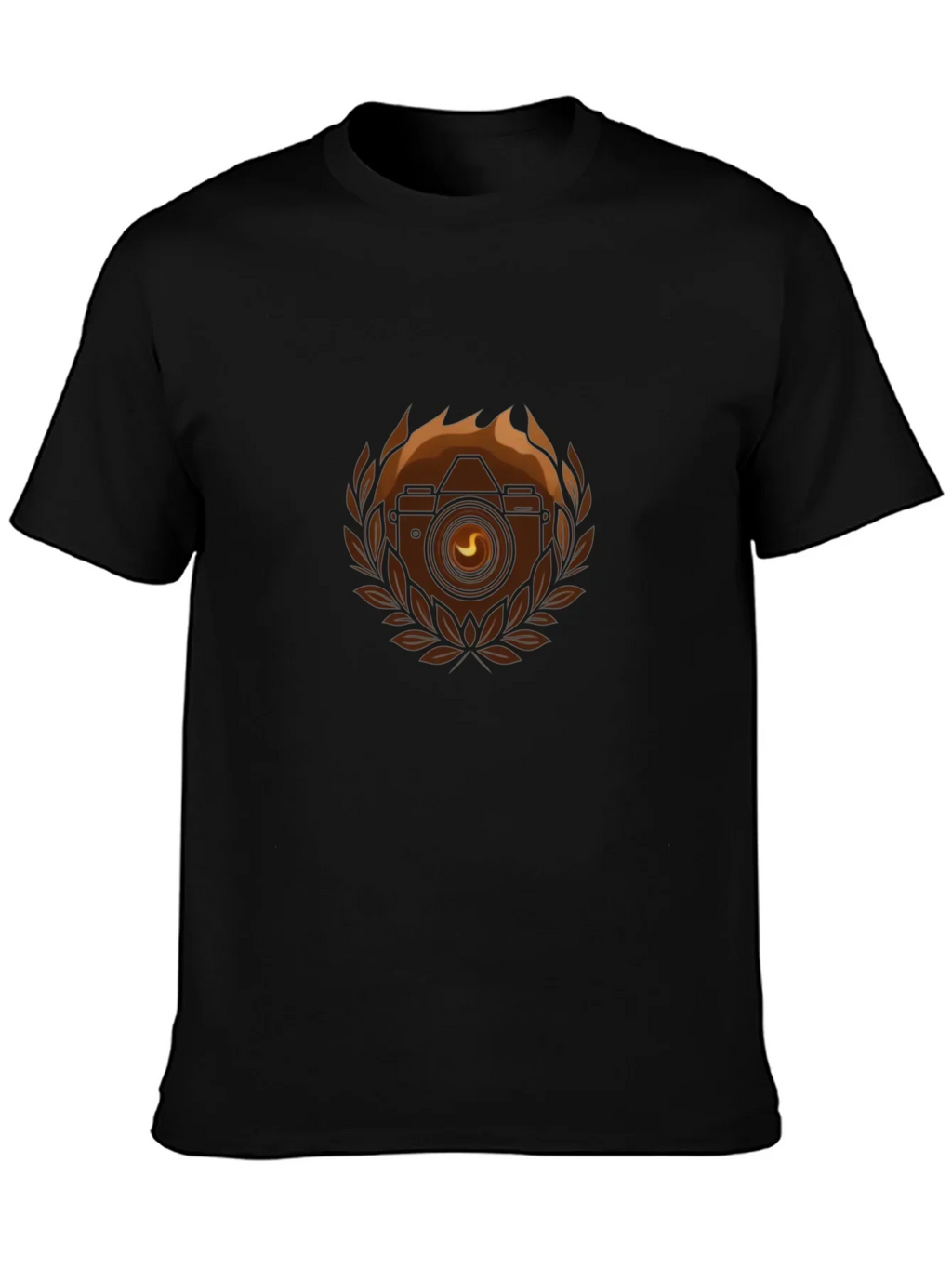 Camera Emblem Black T-Shirt