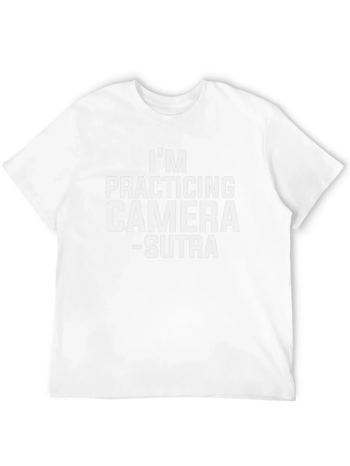 Im Practicing Camera-Sutra Black Graphic Tee