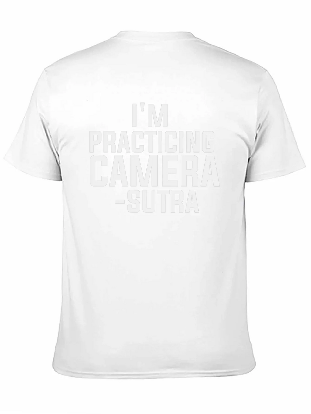 Im Practicing Camera-Sutra Black Graphic Tee