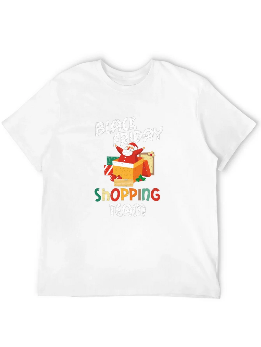 Black Friday Shopping Team Santa T-Shirt