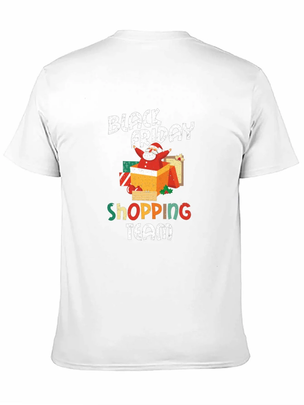 Black Friday Shopping Team Santa T-Shirt