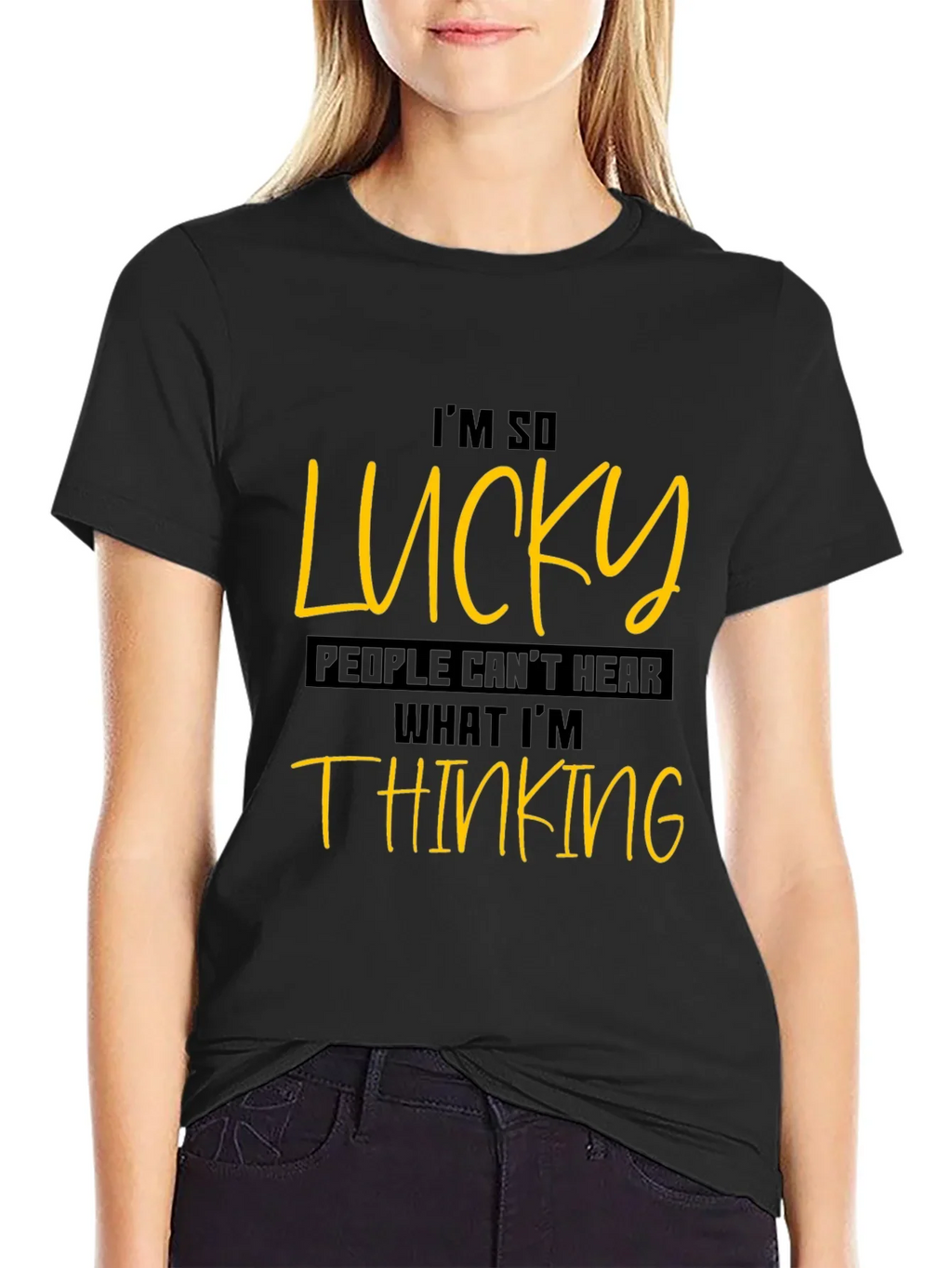 Lucky Statement Graphic Tee
