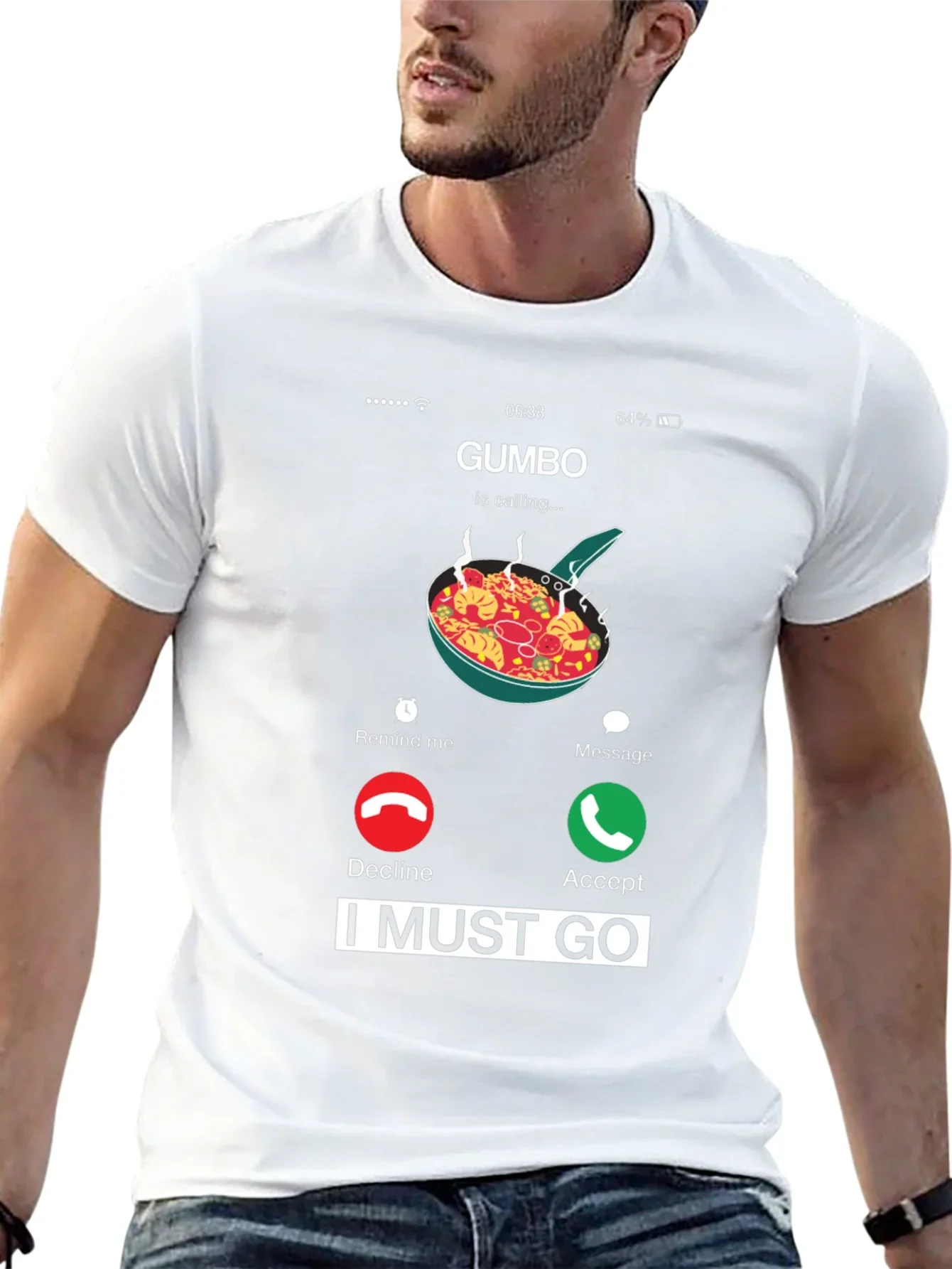 Gumbo Calling T-Shirt - Funny Foodie Tee