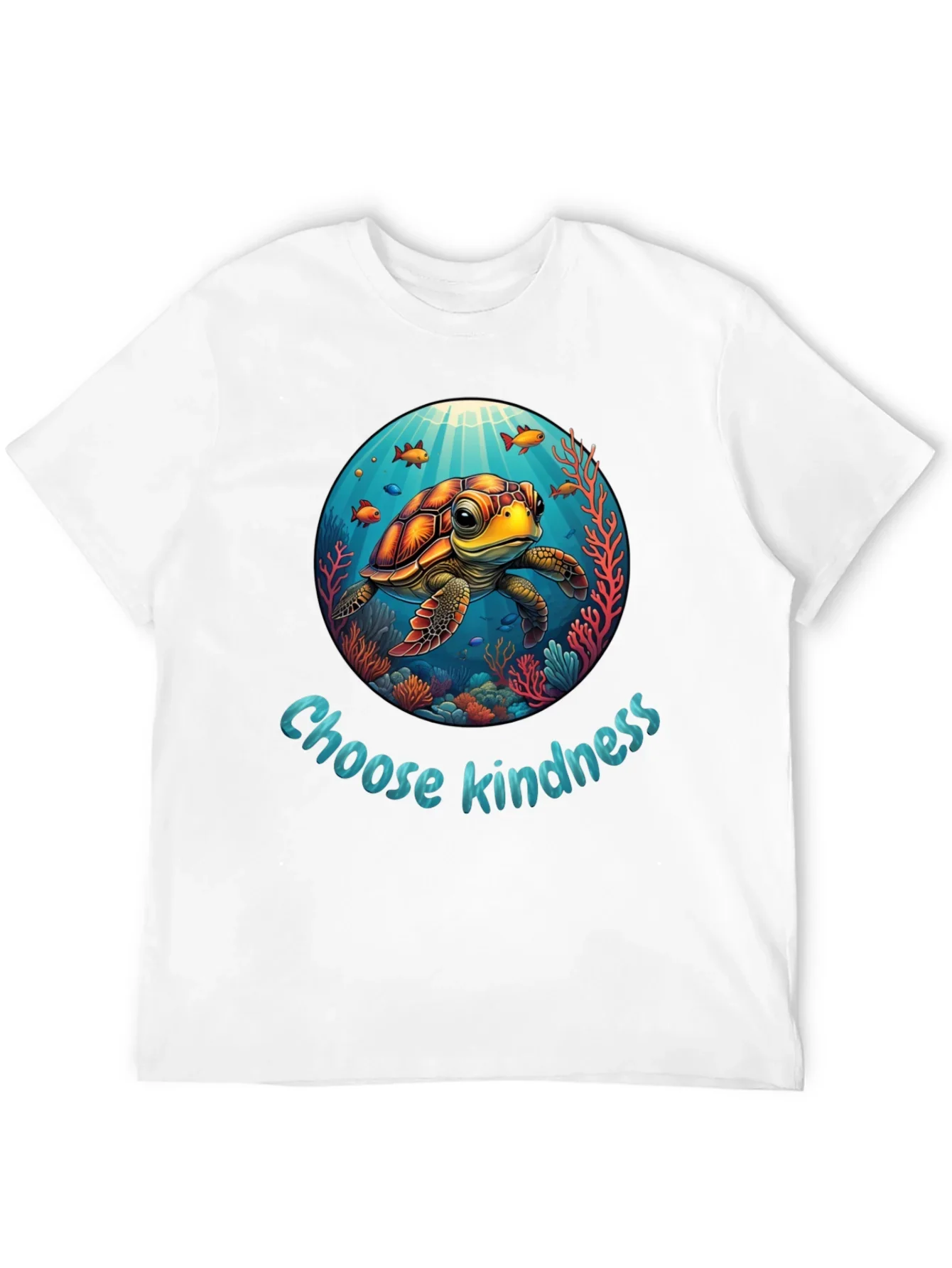 Choose Kindness Turtle Graphic T-Shirt