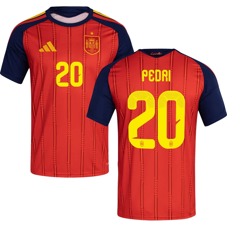 Men’s #20 Pedri 2026 World Cup Spain Jersey