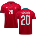 Men’s #20 F.Conceicao 2026 World Cup Portugal Jersey