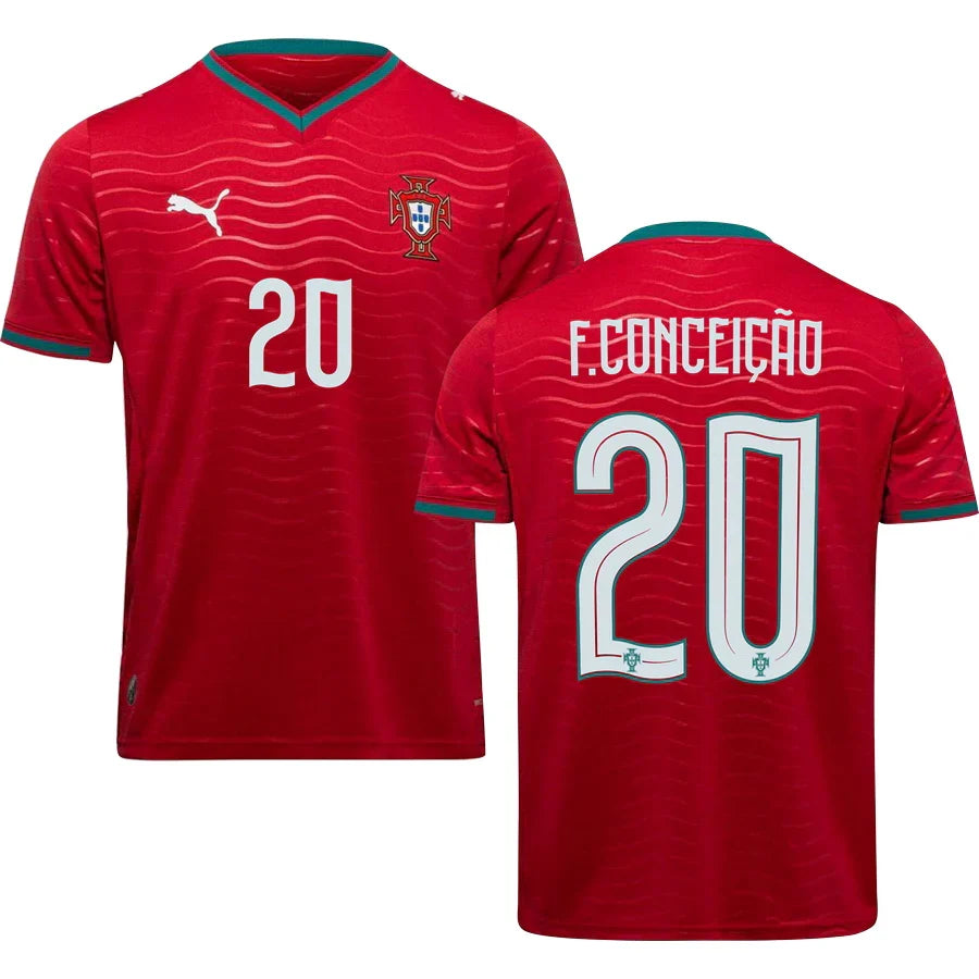 Men’s #20 F.Conceicao 2026 World Cup Portugal Jersey
