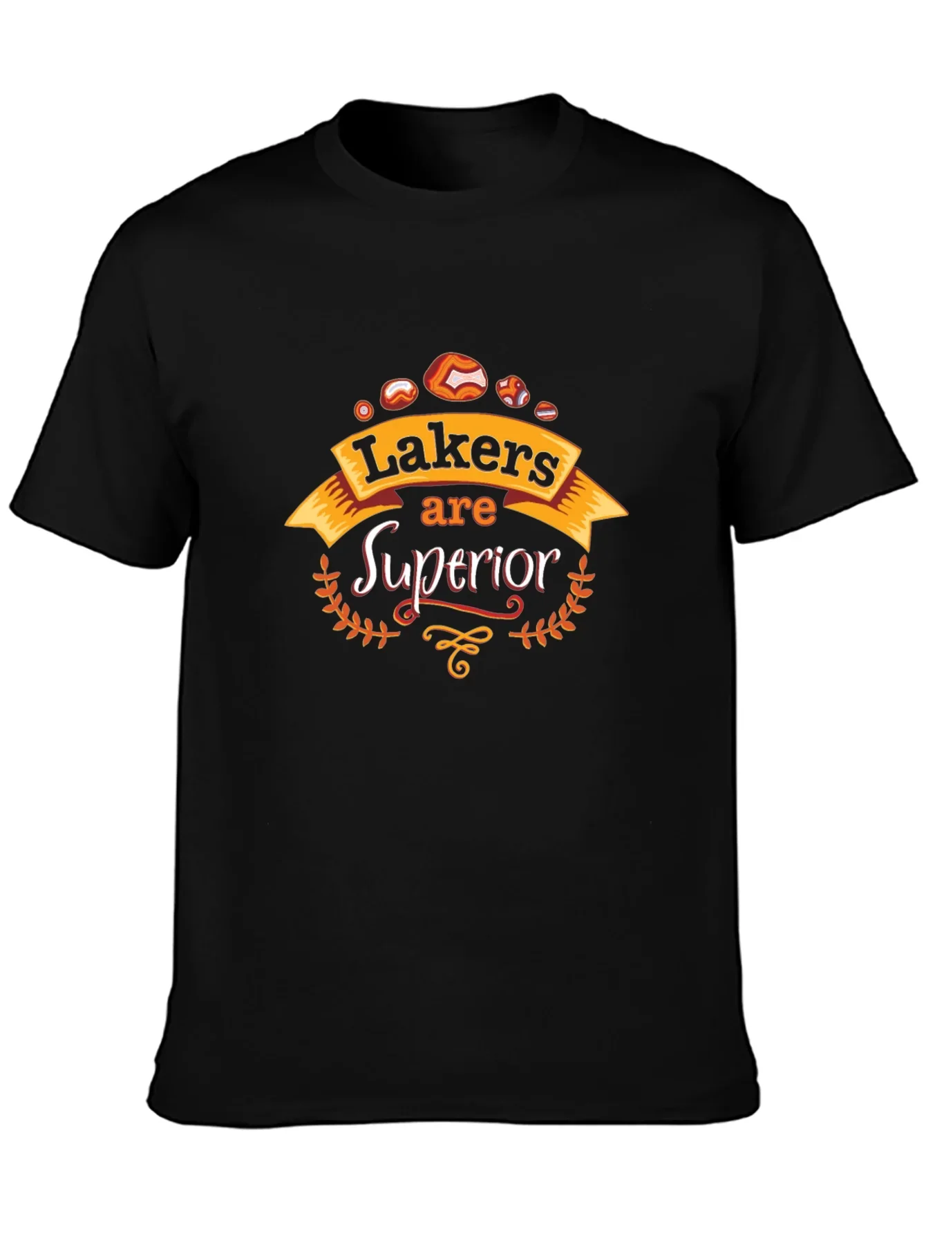 Lakers Superior Black Graphic Tee