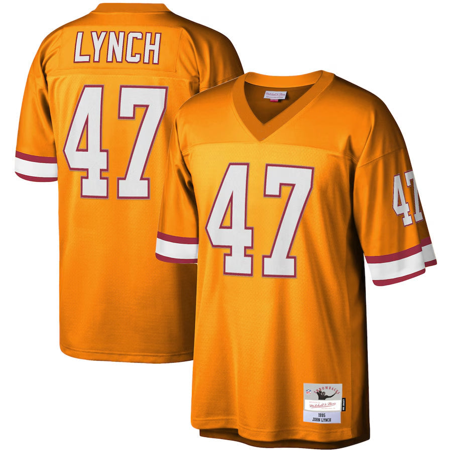 TB.Buccaneers #47 John Lynch Player  Orange Legacy Replica Football Jerseys