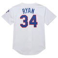 Texas Rangers #34 Nolan Ryan  1993 Cooperstown Collection Authentic Jersey - White Baseball Jerseys