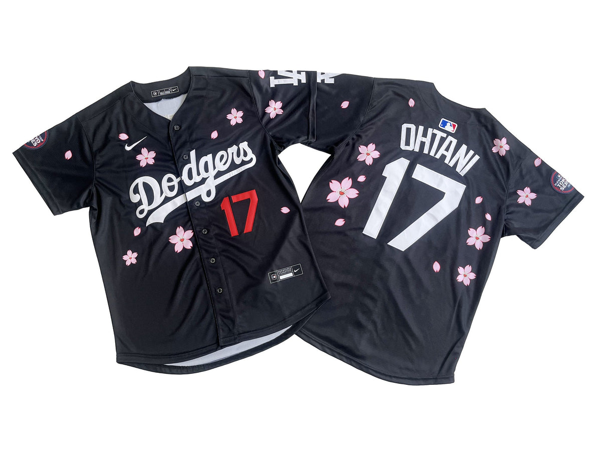 Men's #17 Shohei Ohtani Los Angeles Dodgers Baseball Jersey