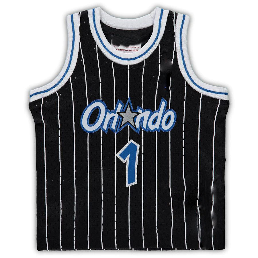O.Magic #1 Tracy McGrady  Infant 2003-04 Hardwood Classics Retired Player Jersey  Black Stitched American Basketball Jersey