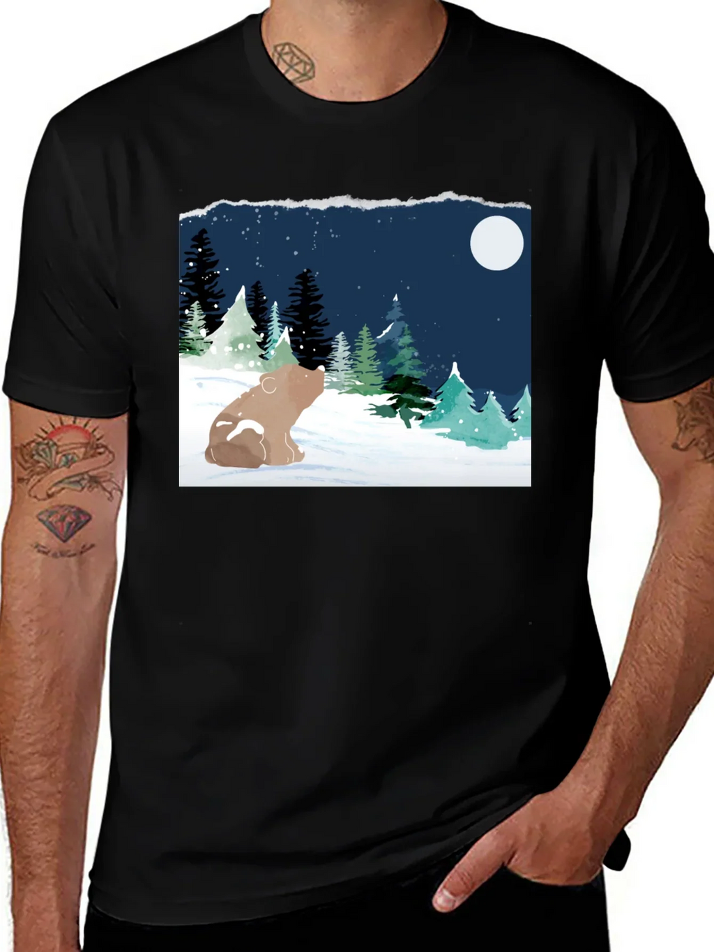 Winter Bear Graphic Tee