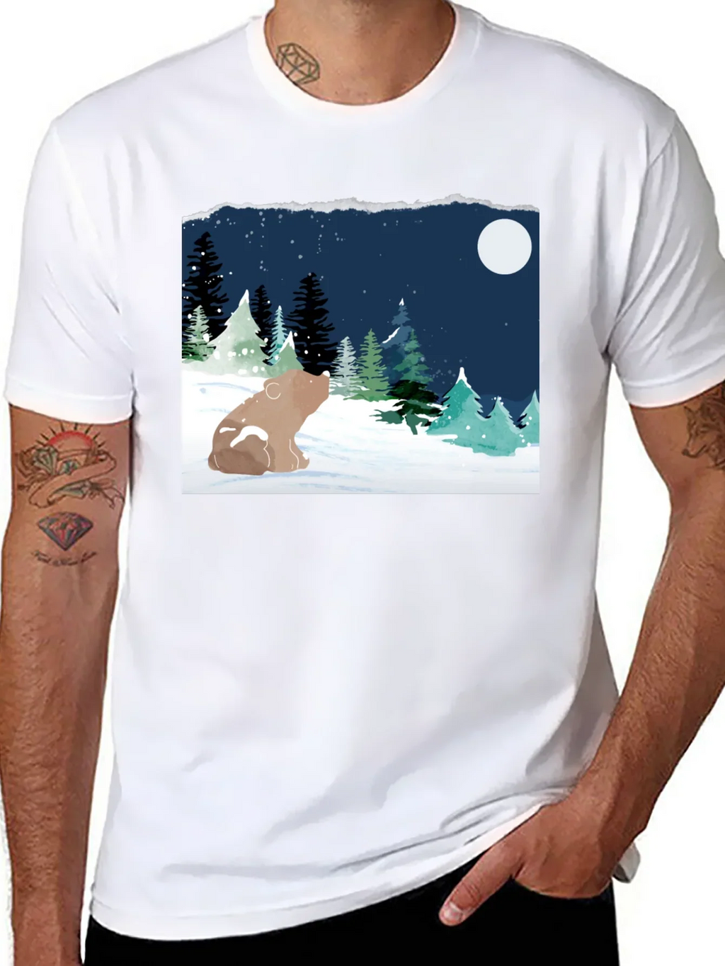 Winter Bear Graphic Tee