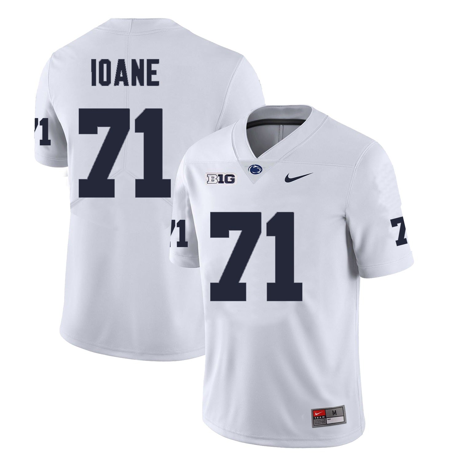Men’s Penn State #71 Olaivavega Ioane Football Jersey