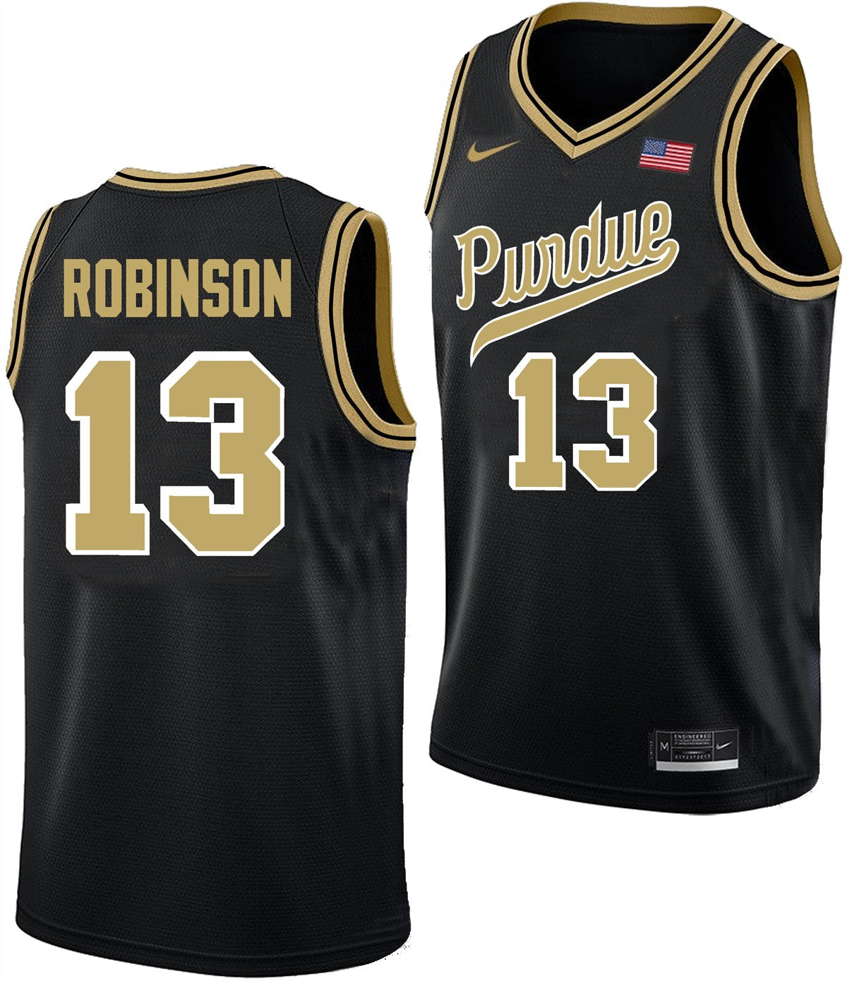 Men's #13 Glenn Robinson Purdue Boilermakers College Basketball Jersey
