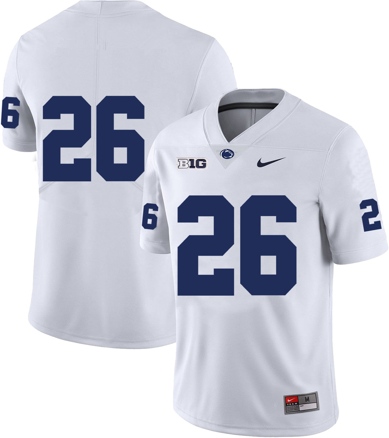 Men's Penn State #26 Saquon Barkley College Football Jersey