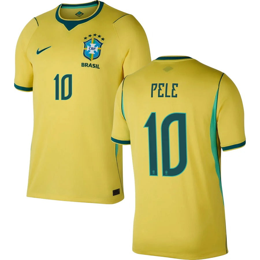Men’s # 10 Pele Brazil 2026  World Cup Jersey