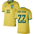 Men’s # 22 João Pedro 2026  World Cup Brazil Jersey