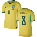 Men’s # 8 Bruno Guimarães 2026  World Cup Brazil Jersey