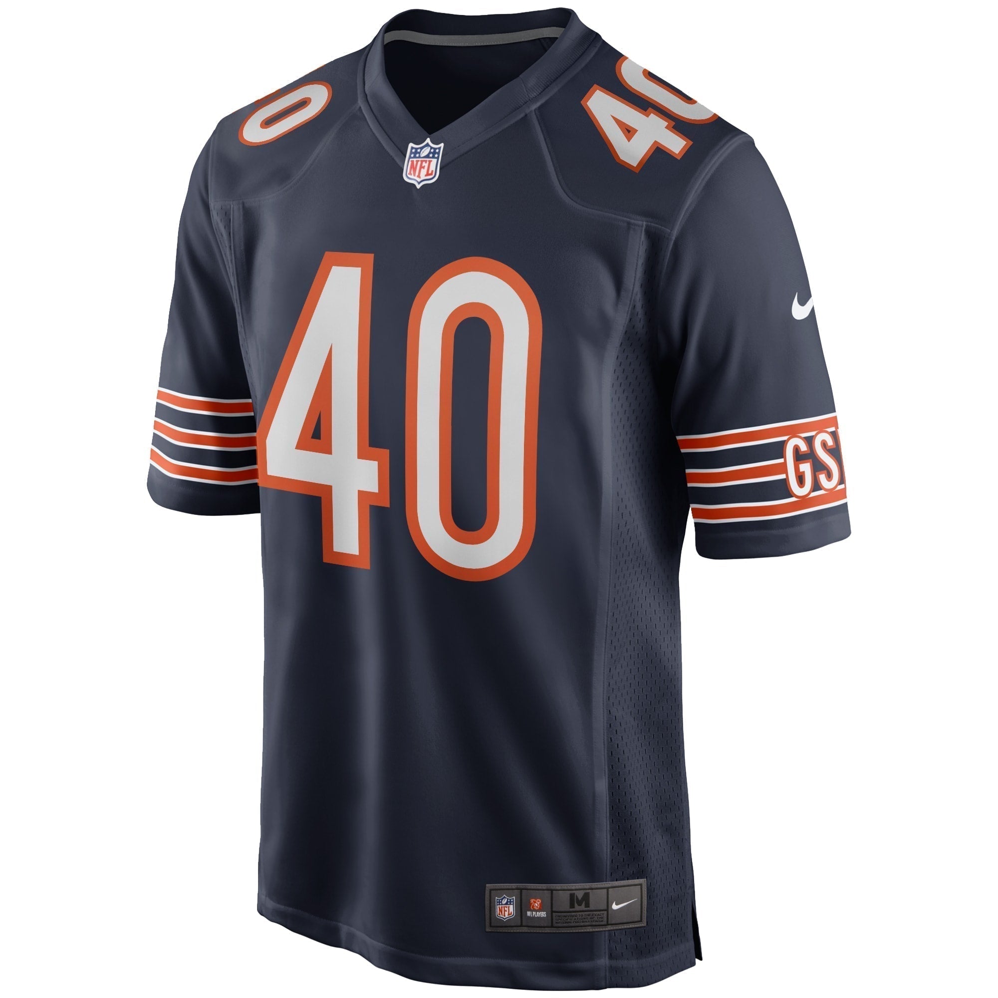 Gale Sayers Chicago Bears Nike Game Retired   Jersey - Navy
