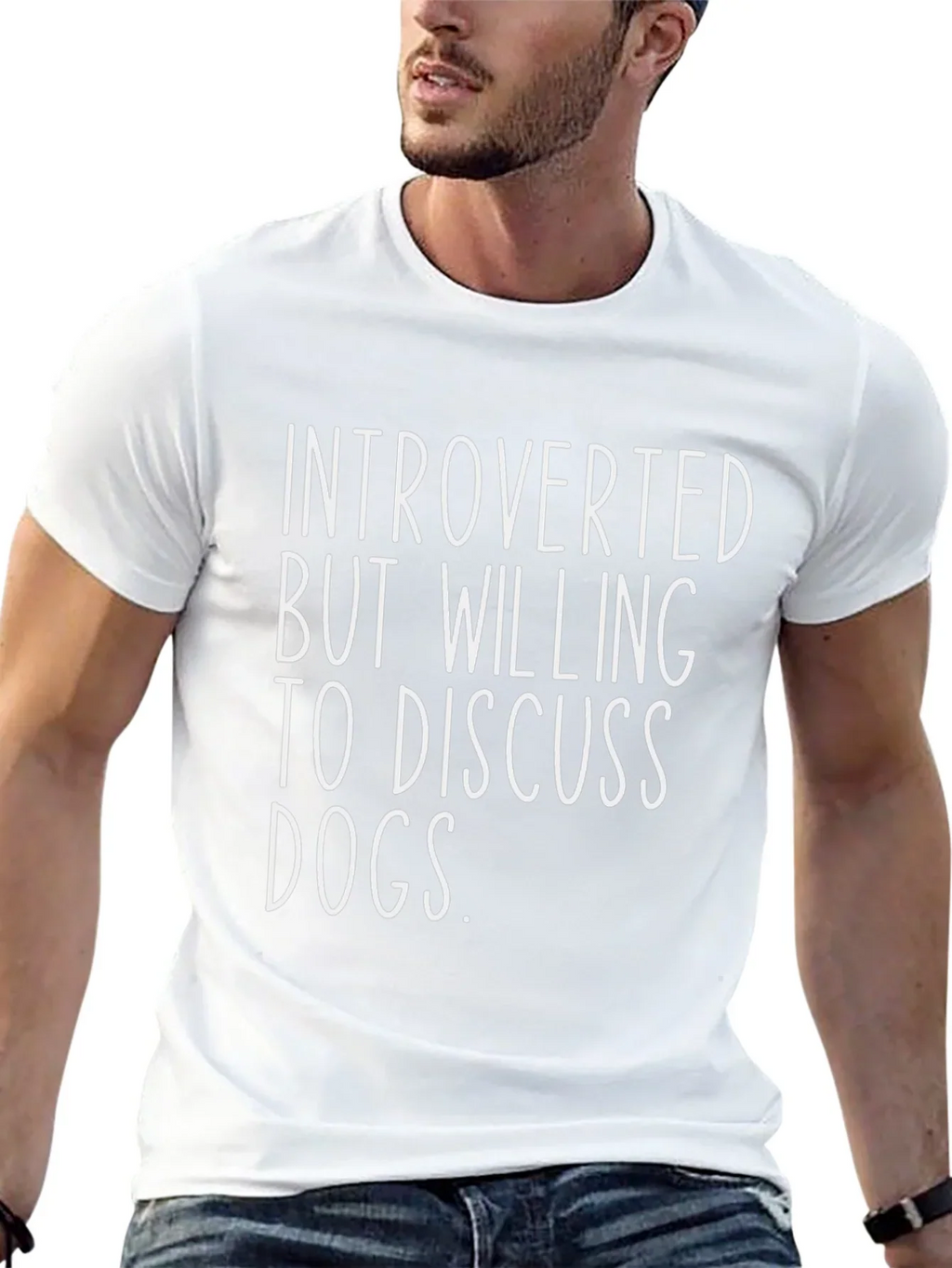 Introverted Dog Lover Graphic Tee
