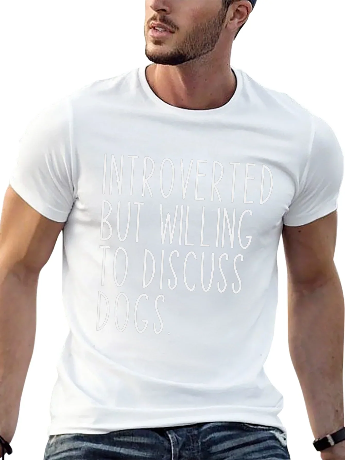 Introverted Dog Lover Graphic Tee