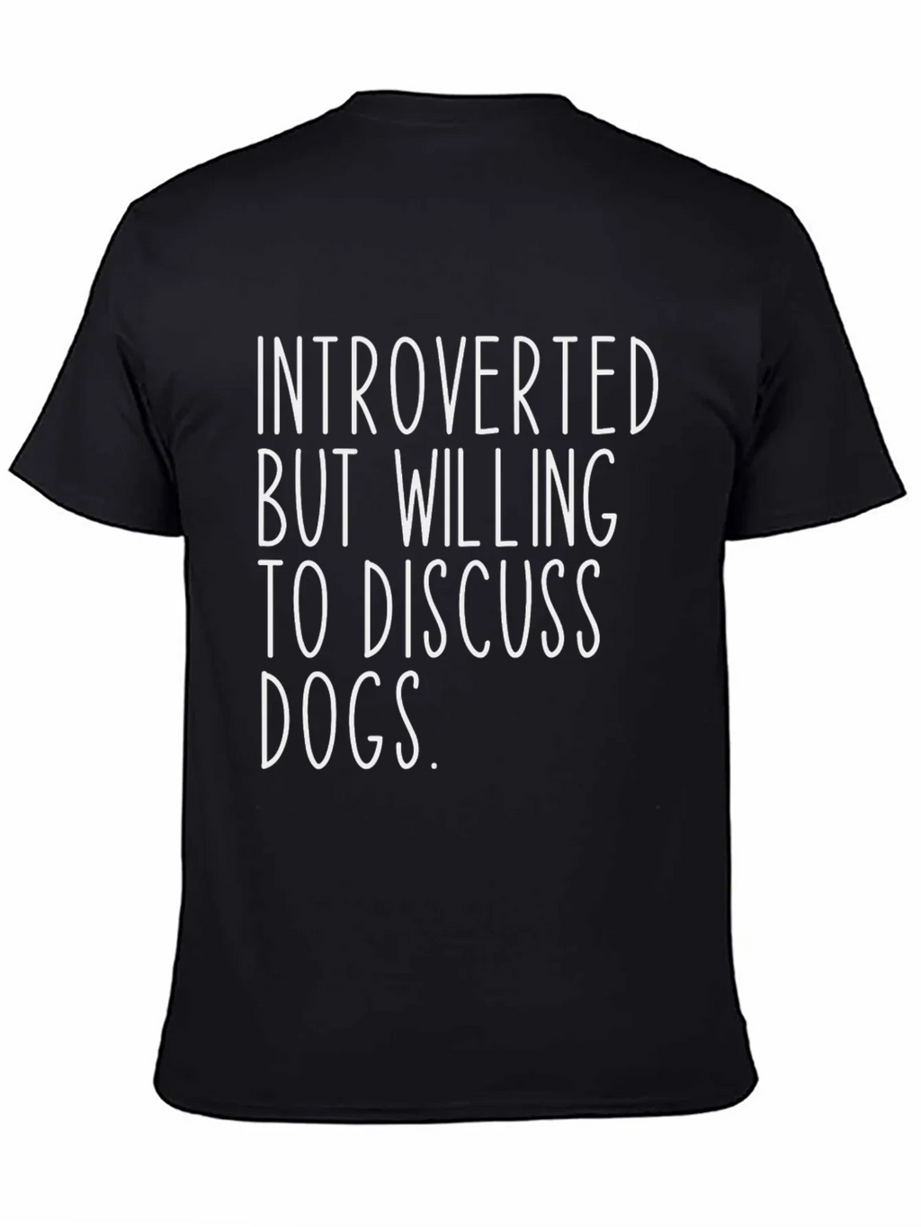 Introverted Dog Lover Graphic Tee