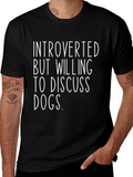Introverted Dog Lover Graphic Tee