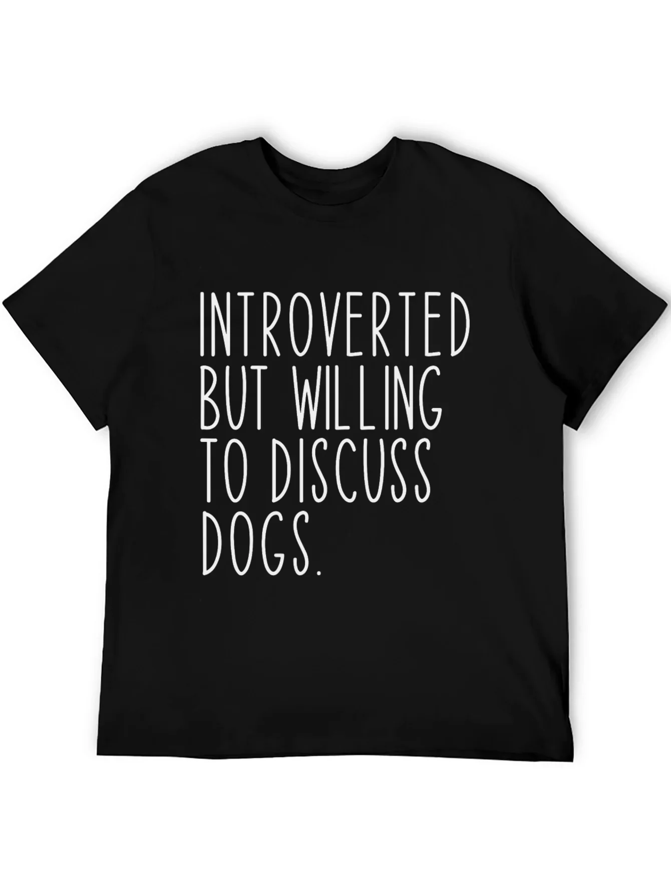 Introverted Dog Lover Graphic Tee