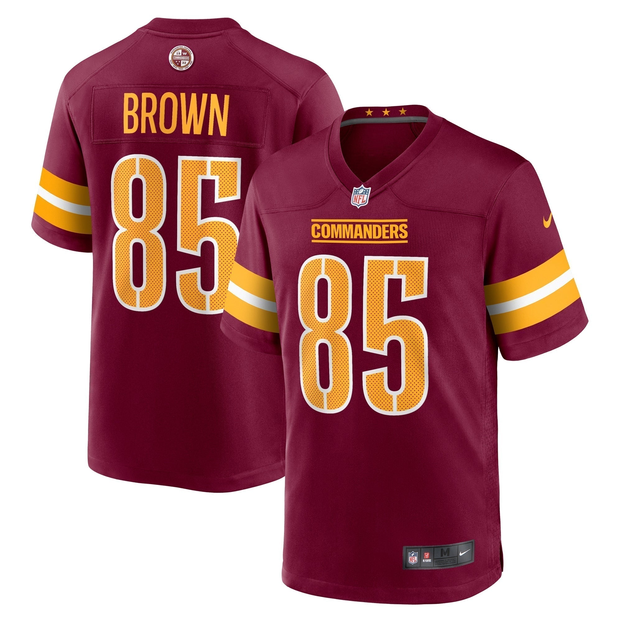 Noah Brown Washington Commanders Nike  Game Jersey -  Burgundy