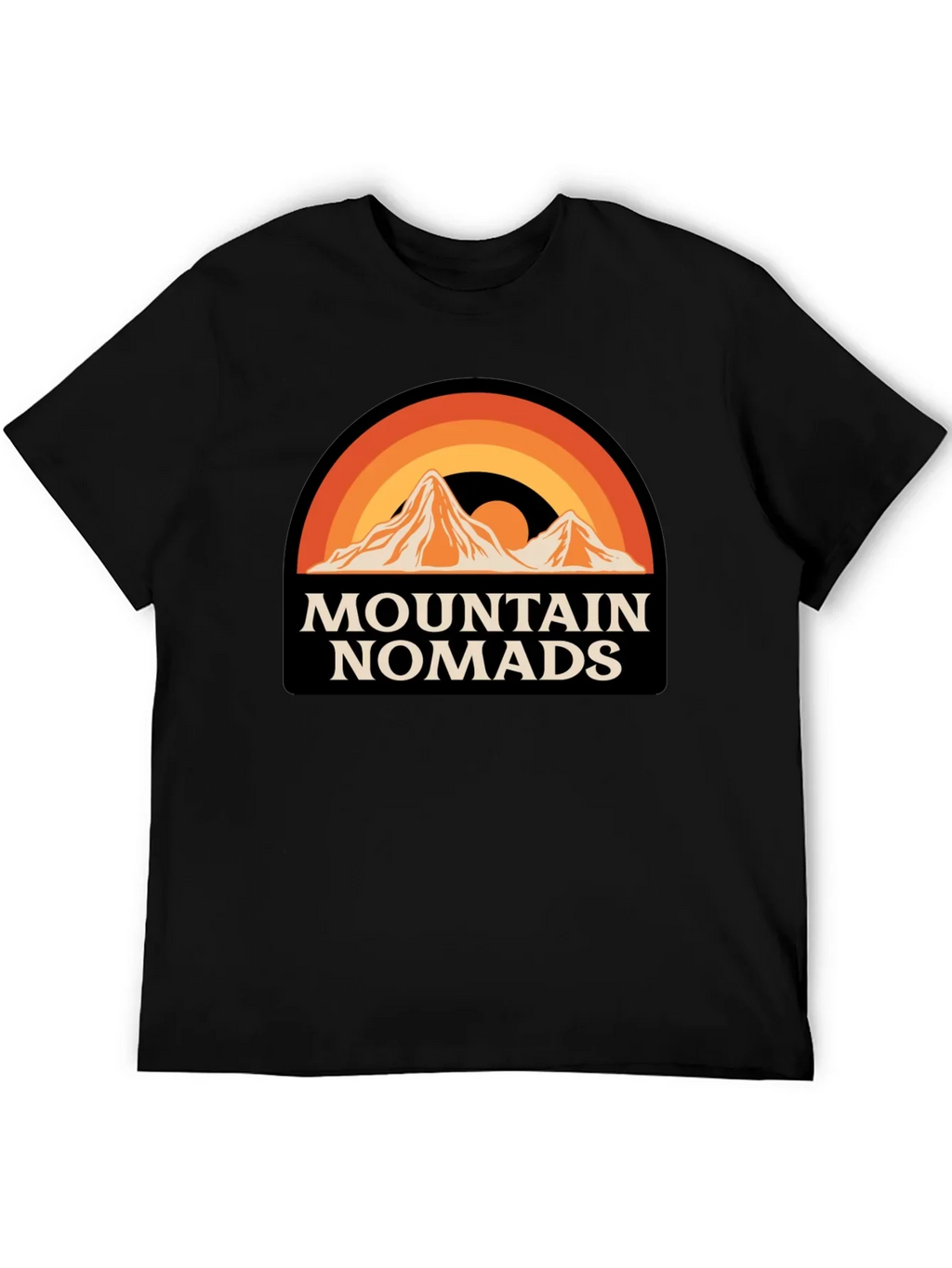 Mountain Nomads Graphic T-Shirt - Retro Outdoor Apparel
