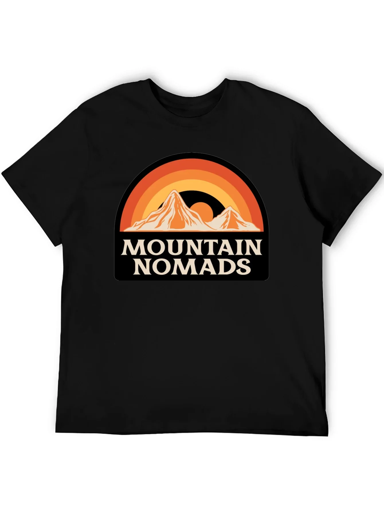 Mountain Nomads Graphic T-Shirt - Retro Outdoor Apparel