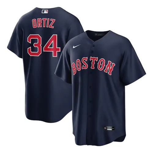 Men's #34 David Ortiz Boston Red Sox Baseball Jersey