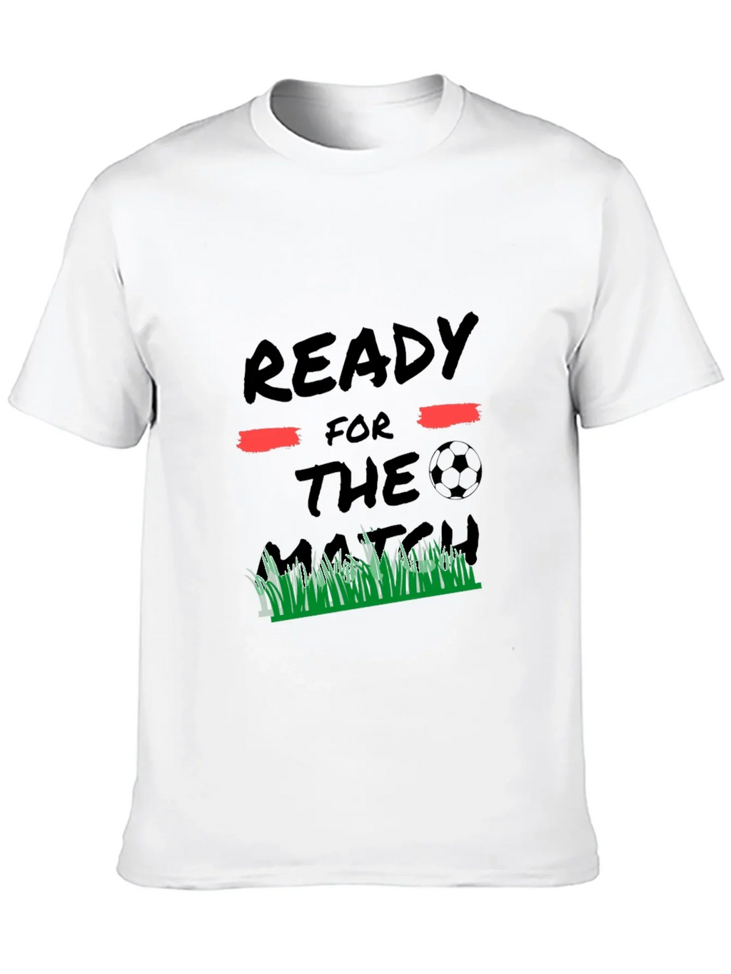 Ready for the Match Black Graphic Tee