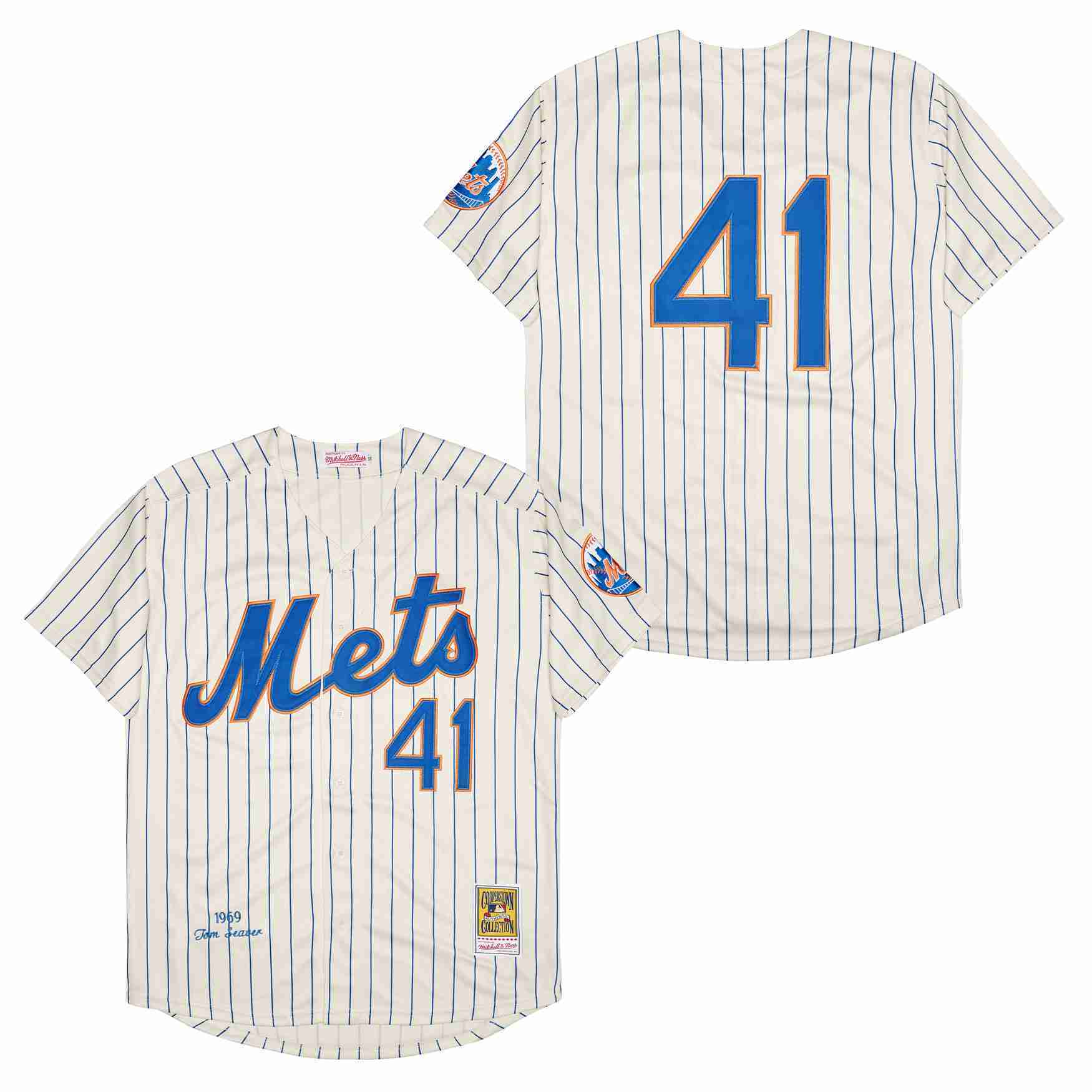Men's #41 Tom Seaver New York Mets Baseball Jersey