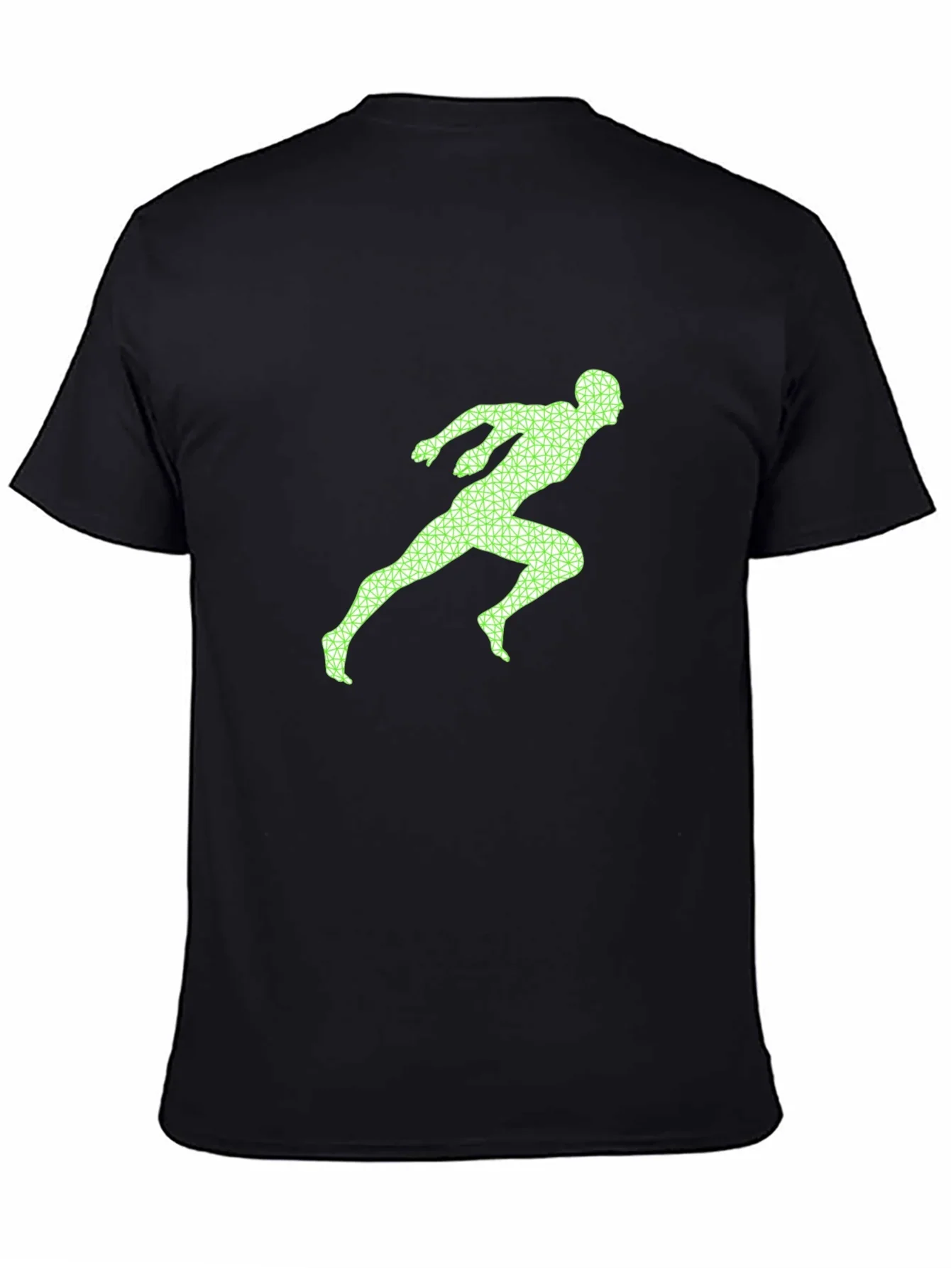Runner Graphic Tee - Black Casual Shirt