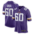 Josh Sokol Minnesota Vikings Nike Home Game   Jersey - Purple