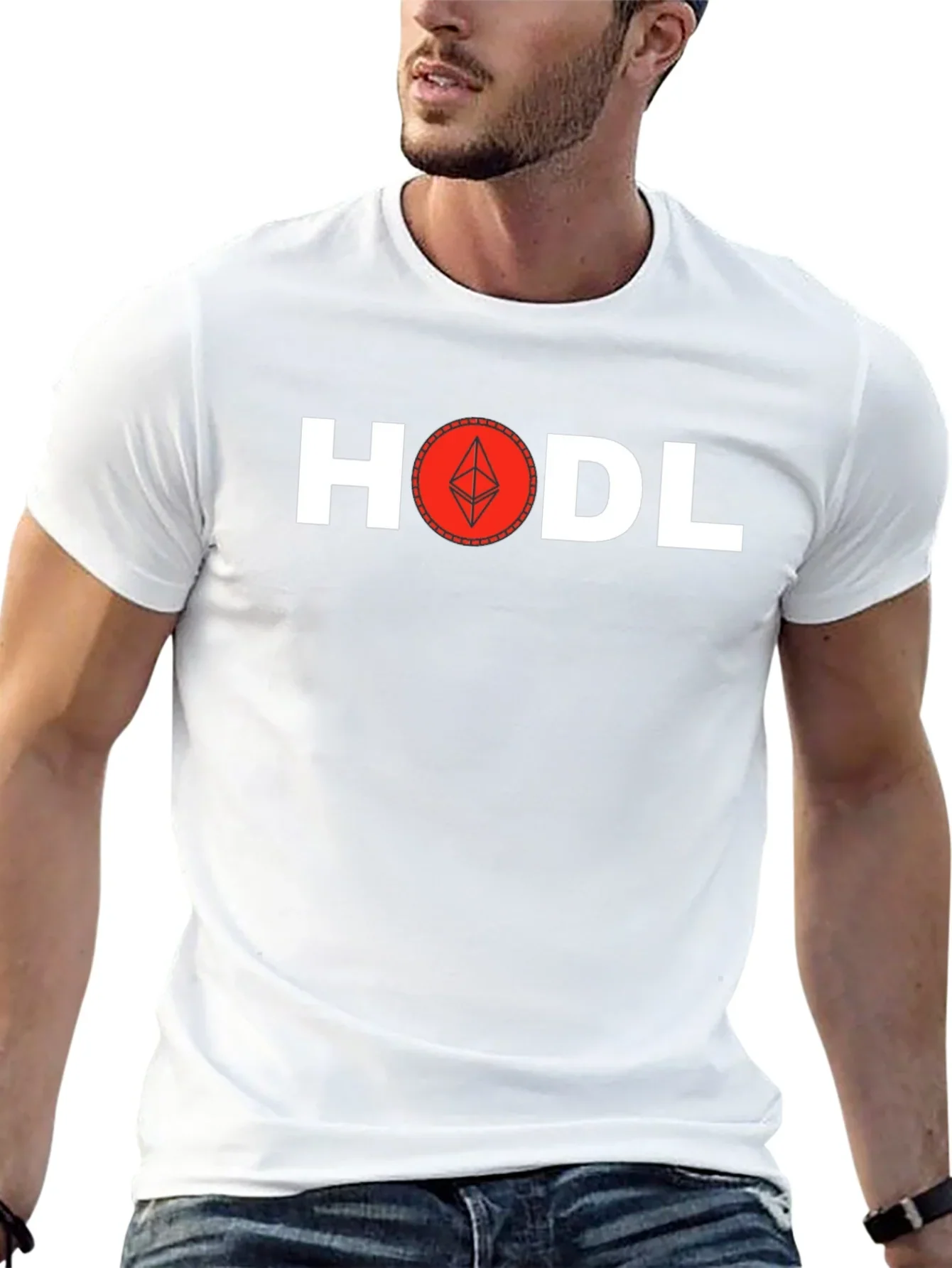 HODL Ethereum Crypto T-Shirt - Classic Black Tee