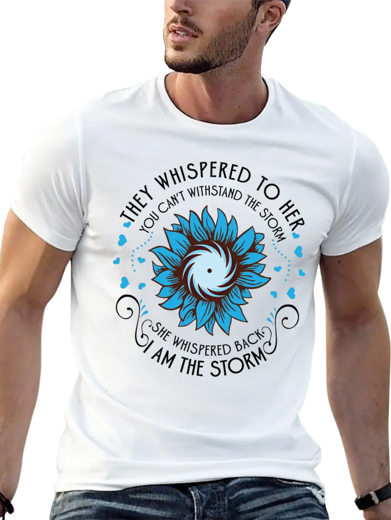 Storm Sunflower Graphic T-Shirt