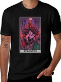 Strength Tarot Card Graphic T-Shirt