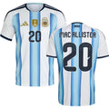 Men’s #20 Mac Allister Argentina Jersey