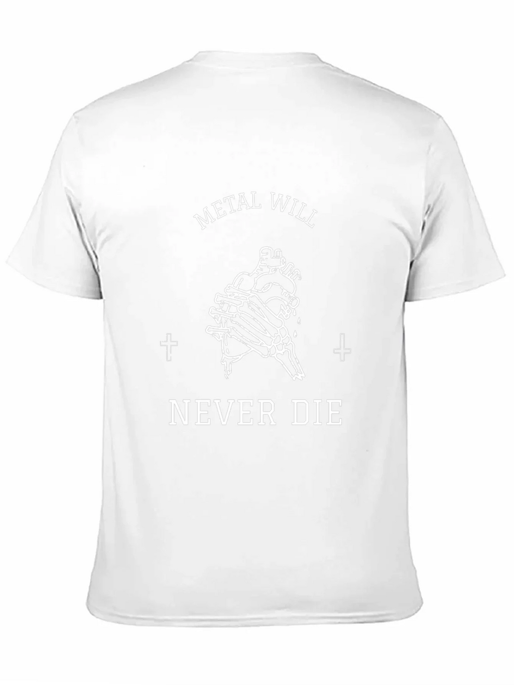 Metal Will Never Die Graphic Tee - Black