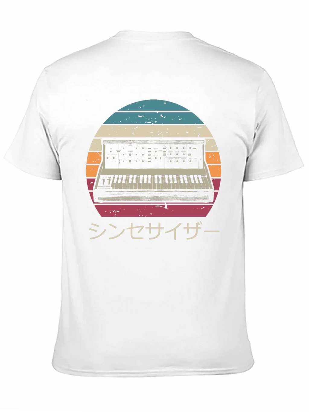 Retro Synthwave T-Shirt - Japanese Synthesizer Design