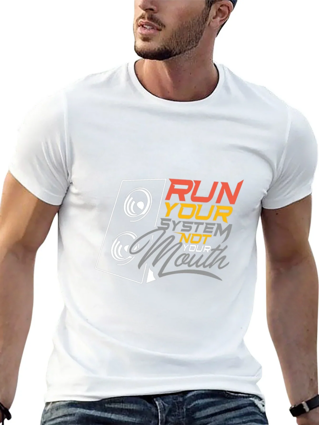 Run Your System Not Your Mouth Graphic Tee