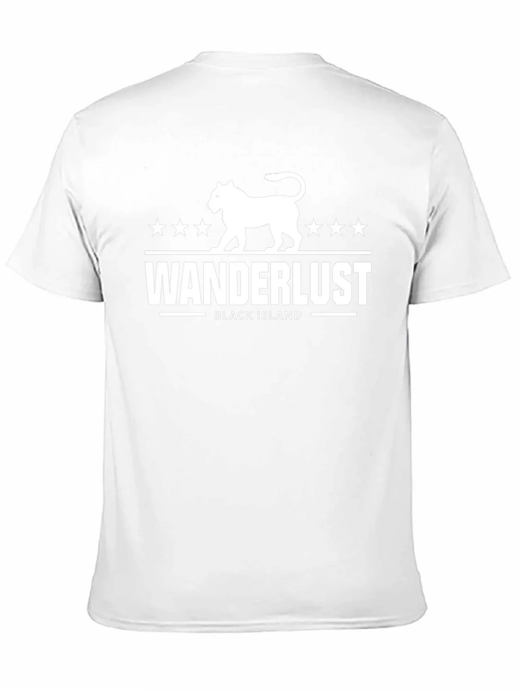 Wanderlust Black Island Graphic Tee - Stylish Travel T-Shirt
