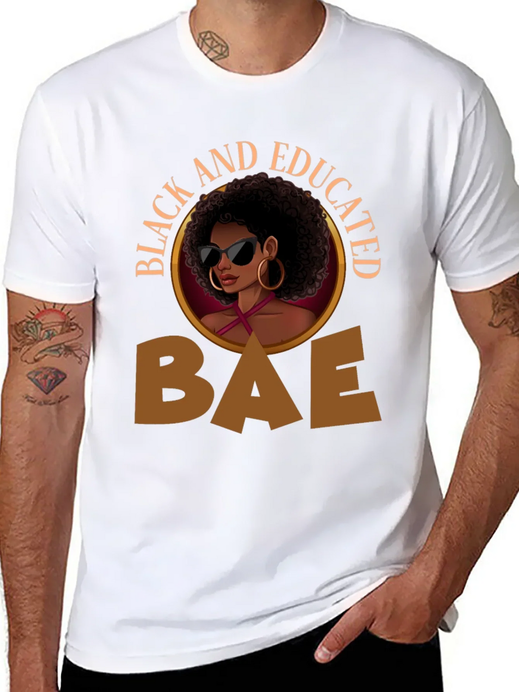 Black and Educated BAE Graphic Tee