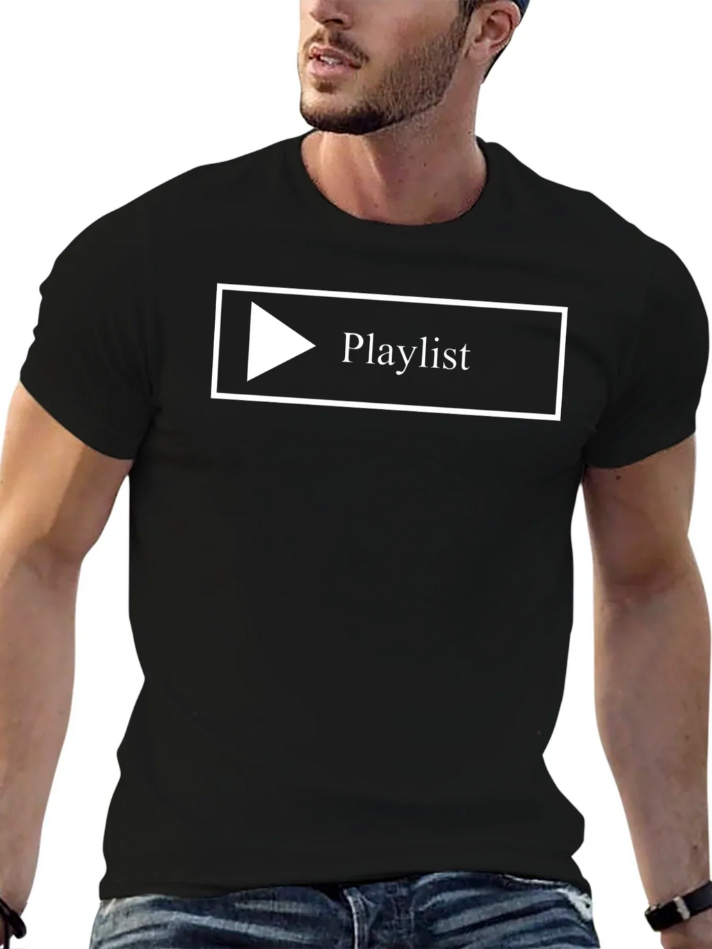 Playlist Graphic Tee - Music Lover T-Shirt